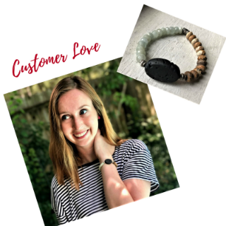 Aquamarine Aromatherapy Bracelet