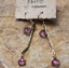 Pink Quartz Stick Earrings