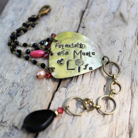 Friendship is the Music of Life Bracelet