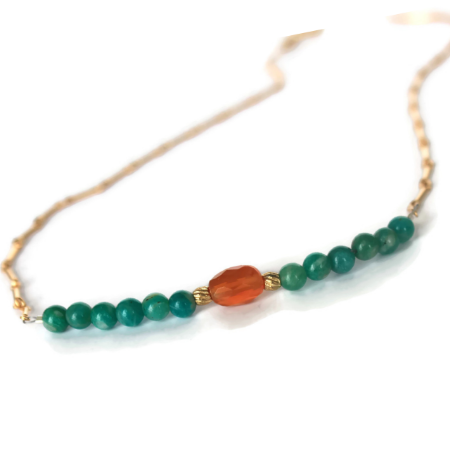 Color Me Pretty in Orange Necklace