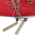 XOX Tag Necklace