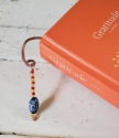 Han forged copper blue, yellow red book mark in book