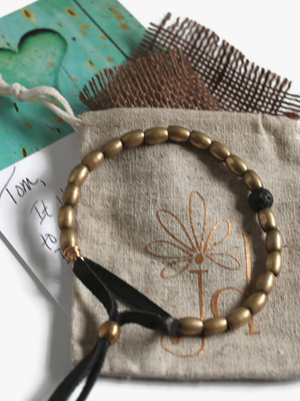 made in the USA bracelet gift and gift bag